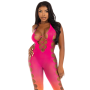 Leg Avenue - Knöchel-Bodystocking Sunset - Mehrfarbiges Ombre-Design