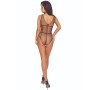 PASSION BS114 Schwarzer Netz-Bodystocking aus Spitze