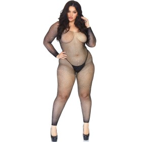 Leg Avenue Bodystocking aus Netz mit Glitzer 1X-2X
