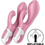 SATISFYER AIR PUMP BUNNY 2 - Aufblasbarer Rabbit Vibrator in Rosa