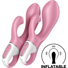 SATISFYER AIR PUMP BUNNY 2 - Aufblasbarer Rabbit Vibrator in Rosa