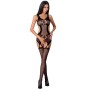 PASSION - WOMAN BS066 Schwarzer Bodystocking Einheitsgröße