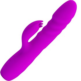 PRETTY LOVE - Melanie Wiederaufladbarer Rabbit Vibrator in Violett