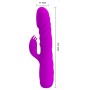 PRETTY LOVE - Melanie Wiederaufladbarer Rabbit Vibrator in Violett
