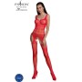 PASSION - ECO COLLECTION Bodystocking ECO BS005 Rot - Nachhaltige erotische Kleidung