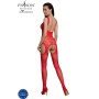 PASSION - ECO COLLECTION Bodystocking ECO BS005 Rot - Nachhaltige erotische Kleidung