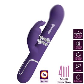 PRETTY LOVE Coale Rabbit Vibrator 4-in-1 in Lila