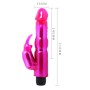 BAILE Rabbit Fantasy Vibe Lila – Sanfter Gelatin Vibrator mit Klitorisstimulator
