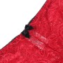 SUBBLIME - 3-teiliges Set aus Spitze und Satin, Rot S/M