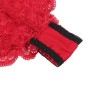 SUBBLIME - 3-teiliges Set aus Spitze und Satin, Rot S/M