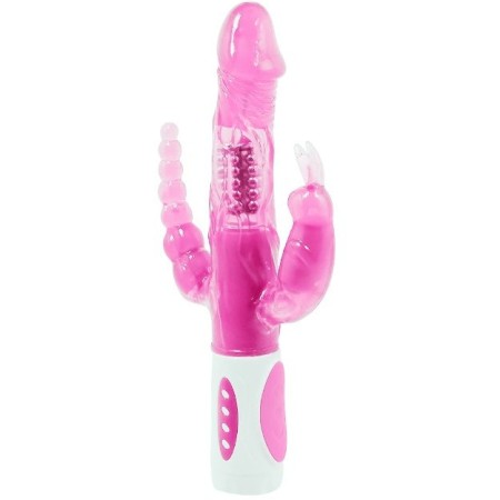 BAILE - Pretty Bunny Triple Vibrator Rotator mit 12 Vibrationsmodi