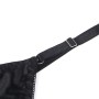 SUBBLIME - 955205 Set aus verstellbarem schwarzem BH mit Schleife L/XL