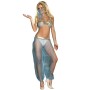 SUBBLIME - Lingerie-Set im India Style Blau S/M