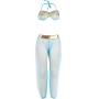 SUBBLIME - Lingerie-Set im India Style Blau S/M