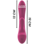 INTENSE - Luigi Rabbit Vibrator aus flüssigem Silikon in Rosa