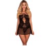 LIVCO CORSETTI FASHION - Baririn LC 90633 schwarzes Shirt & Tanga Set