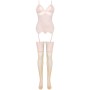 LIVCO CORSETTI FASHION - Persinne Peach Set: Korsett + Panty + Strümpfe