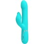 PRETTY LOVE Rabbit Vibrator Perlen Aqua Grün – 7 Vibrationsmodi, USB Aufladung