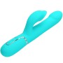PRETTY LOVE Rabbit Vibrator Perlen Aqua Grün – 7 Vibrationsmodi, USB Aufladung
