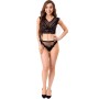 Livco Corsetti Fashion Elin LC 20212 BH + Panties Set in Schwarz L/XL