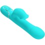 PRETTY LOVE Rabbit Vibrator Perlen Aqua Grün – 7 Vibrationsmodi, USB Aufladung