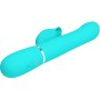 PRETTY LOVE Rabbit Vibrator Perlen Aqua Grün – 7 Vibrationsmodi, USB Aufladung