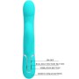PRETTY LOVE Rabbit Vibrator Perlen Aqua Grün – 7 Vibrationsmodi, USB Aufladung