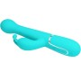 PRETTY LOVE DEJON Rabbit Vibrator 3-in-1 Multifunktion in Aqua Grün