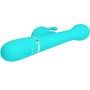 PRETTY LOVE DEJON Rabbit Vibrator 3-in-1 Multifunktion in Aqua Grün