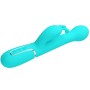 PRETTY LOVE DEJON Rabbit Vibrator 3-in-1 Multifunktion in Aqua Grün