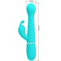 PRETTY LOVE DEJON Rabbit Vibrator 3-in-1 Multifunktion in Aqua Grün