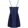 Livco Corsetti Fashion Jacqueline LC 90249 Satin Bademantel Set Navy Blau S/M