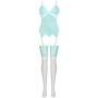Livco Corsetti Fashion Persinne Mint Emporio Set - Korsett, Panty & Strümpfe