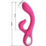 PRETTY LOVE Fritz Rabbit Vibrator mit 12 Vibrationsmodi - Rosa