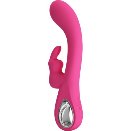 PRETTY LOVE Novak Rabbit Vibrator mit 12 Vibrationsmodi, Rosa