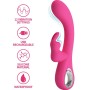 PRETTY LOVE Novak Rabbit Vibrator mit 12 Vibrationsmodi, Rosa