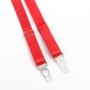 SUBBLIME - Rotes Bondage-Set mit BH und Strapsgürtel L/XL