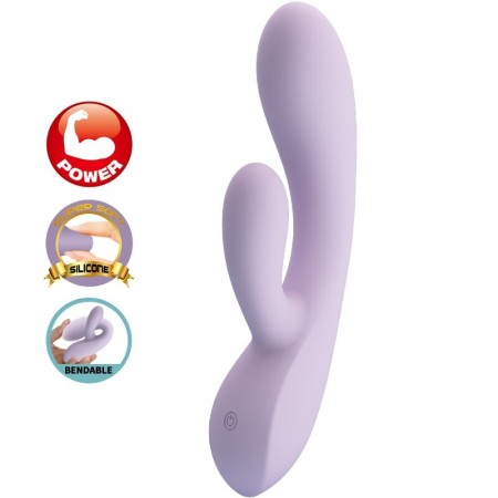 PRETTY LOVE Rosolyn Rabbit Vibrator mit 10 Vibrationsmodi, lila