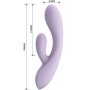 PRETTY LOVE Rosolyn Rabbit Vibrator mit 10 Vibrationsmodi, lila