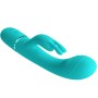 PRETTY LOVE SCOCCO Rabbit Vibrator Türkis - 10 Vibrationsmodi, Silikon
