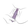 ROCKS-OFF GLO-GIRL Rabbit Vibrator mit Doppelmotor, Lila