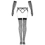Livco Corsetti Fashion Nemalia Set: Strapsgürtel, Strümpfe & Handschuhe Schwarz