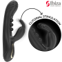 IBIZA Rabbit Vibrator mit Pulsation und Perlen