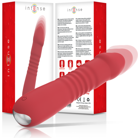 INTENSE - JUNI UP & DOWN Vibrator mit 10 Vibrationsmodi, Rot