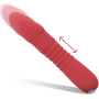 INTENSE - JUNI UP & DOWN Vibrator mit 10 Vibrationsmodi, Rot