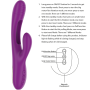 INTENSE Apolo Wiederaufladbarer Multifunktions-Vibrator mit 7 Vibrationsmodi und schwingender Zunge, Lila