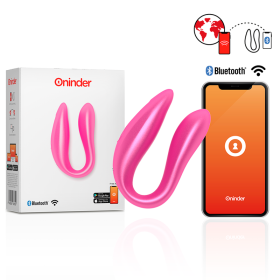 ONINDER - Lisboa G-Punkt & Klitoris Stimulator Rosa mit kostenloser App