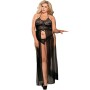 SUBBLIME QUEEN PLUS SIZE - Kleid-Top und Tanga Set in Schwarz