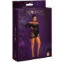 MOONLIGHT Modell 7 Langarm Kleid Schwarz Plus Size