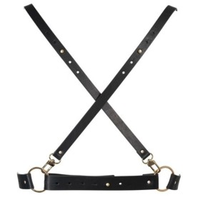 BIJOUX INDISCRETS MAZE - X Harness Schwarz - Veganer BDSM-Gurt